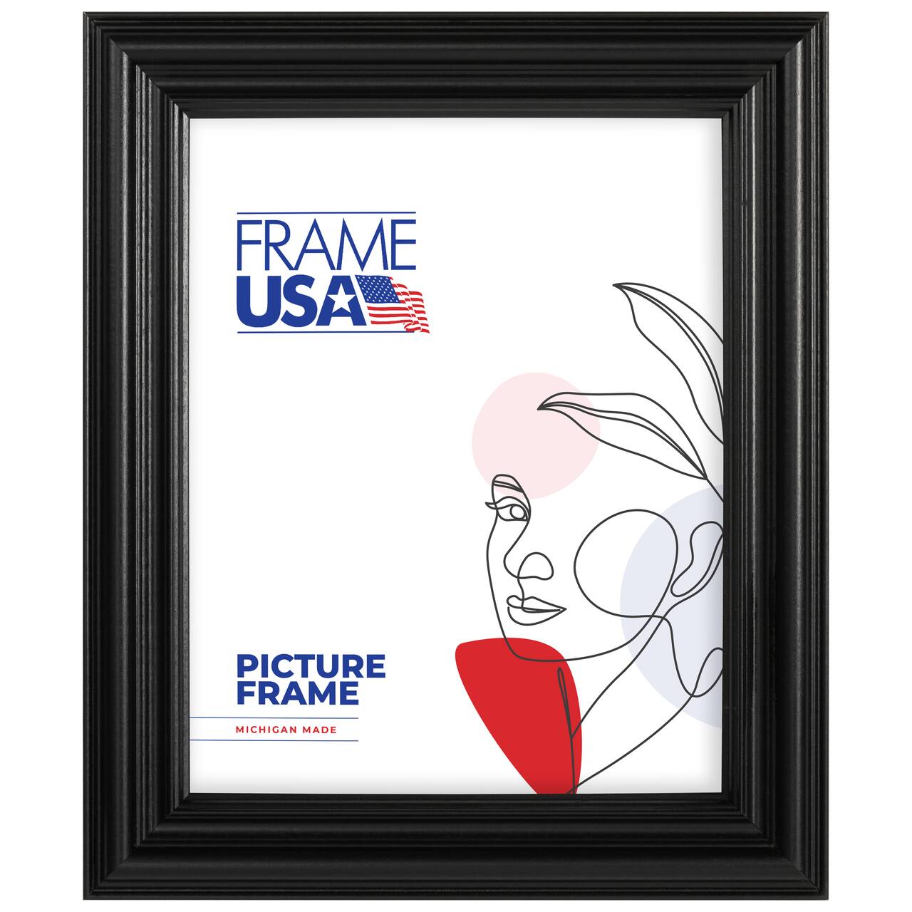 Frame USA Grande Black Single Image Picture Frame